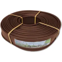 18 Meter Rasenkante Aus Kunststoff In Braun