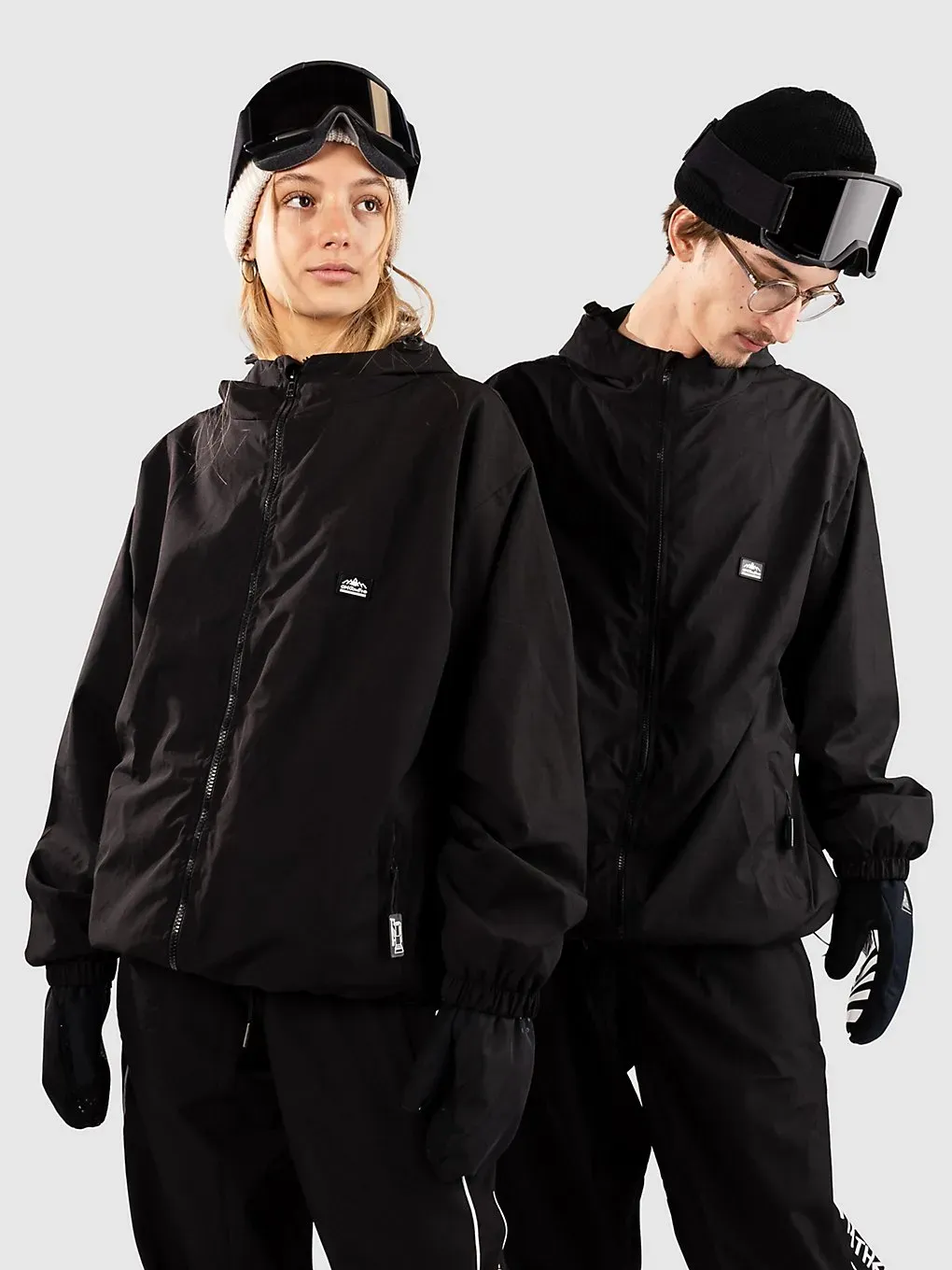 Check The Feed Daily Jacke black Gr. XL