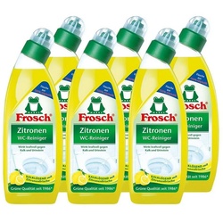 FROSCH 6x Frosch Zitronen WC-Reiniger 750 ml – Kalklösend mit Zitrone WC-Reiniger