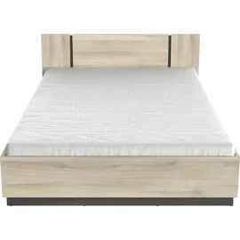 Demeyere Bettgestell Watson 148,3 x 204,3 cm Eiche braun