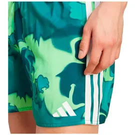 adidas Tie-dye 5-Inch, Größe S in Grün AURIVY/WHITE