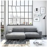 Musterring Ecksofa LUCIA zeitlos, bequem, schöne Detailverarbeitung Breite 296cm, L-Form grau