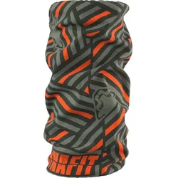 Dynafit Logo Neck - Nackenwärmer - Dark Green/Dark Orange/Black