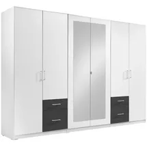 WIMEX Freiburg 270 x 210 x 58 cm weiß/graphit