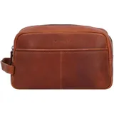 Burkely Antique Avery Kulturbeutel Leder 25 cm braun