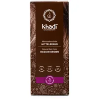 Khadi Pflanzenhaarfarbe mittelbraun 100 g