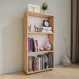 VCM Bücherregal Bulas 56 x 20 x 108 cm Braun
