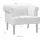 Atlantic Home Collection Loungesessel Samtvelours 86 x 70 x 74 cm rosa