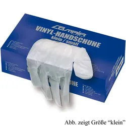 Comair Vinyl-Handschuhe gepudert groß 100er Box