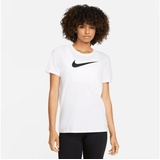 Nike Trainingsshirt DRI-FIT SWOOSH WOMEN'S T-SHIRT weiß XL (46/48)