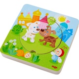 HABA Holzpuzzle Kunterbunte Tierkinder 303536