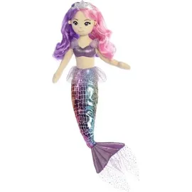 AURORA Sea Sparkles Pastellmeer Plüsch 46 cm Pink/Violett