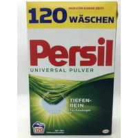 Persil Universal Pulver, Vollwaschmittel, Reinheit & Pflege, 1er Pack (1 x 120 Waschladungen)