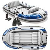 Schlauchboot Set Excursion 4 + Paddel + Pumpe Angelboot für 4 Personen von INTEX