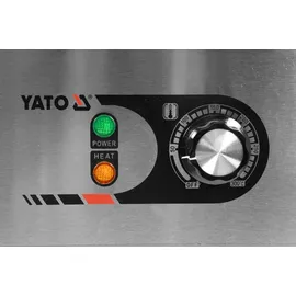 Yato Gastro Grillplatte, geriffelt 3000W 555x430x230mm