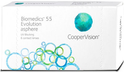 Cooper Vision Biomedics 55 Evolution UV 6er Box, BC 8,6 Kontaktlinsen