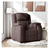 vidaXL Relaxsessel Dunkelbraun Stoff