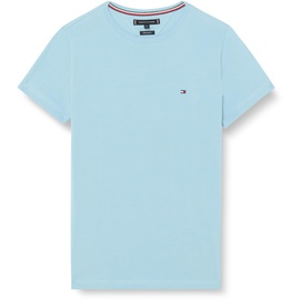 Tommy Hilfiger T-Shirt Slim FIT Tee MW0MW10800 Kurzarm T-Shirts, Blau (Sleepy Blue), L