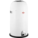 Wesco 184 631 Kickmaster Abfallsammler 33 Liter weiß, 37.5 x 37.5 x 69cm