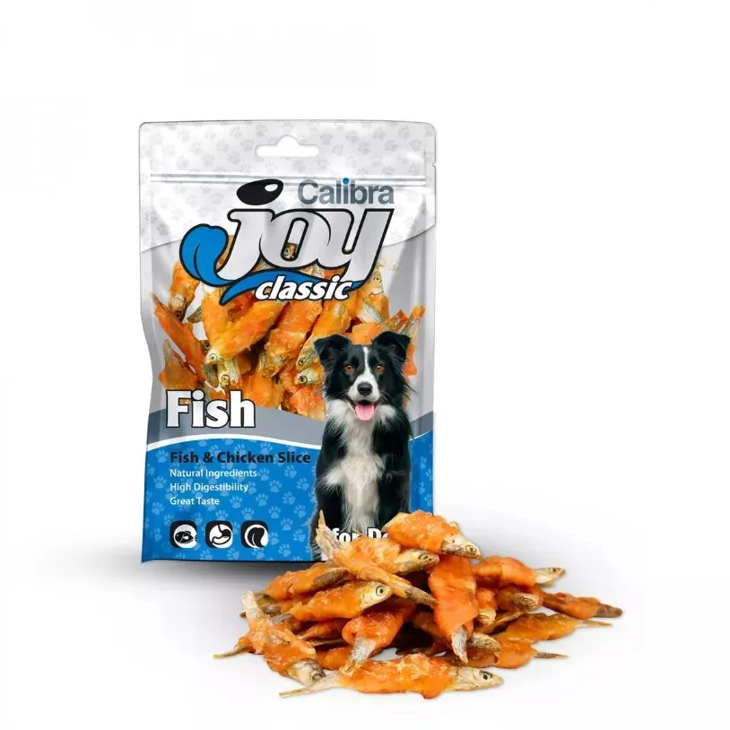 Calibra Joy Dog Classic Fish & Chicken Slice Futter 80 g