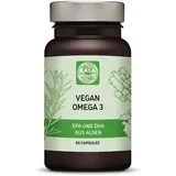 Kala Health Vegan Omega 3 oil - 150mg EPA + 300mg DHA pro Kapsel - Algenöl Schizochytrium - 900mg Omega 3 Fettsäuren + 12mg Vitamin E - Laborgeprüft