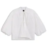 Boss ORANGE Langarmbluse C_Bales 10262998 01 weiß XS (34)