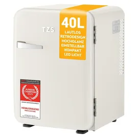 First Austria FA-5172-3-CR Mini-Kühlschrank 40 l 56,2 cm hoch Retro beige