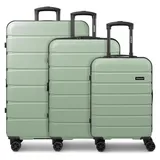 Saxoline Miami Koffer-Set 3-tlg. grün/türkis
