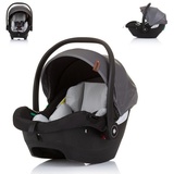 Chipolino i-Size Babyschale Duo Smart Gruppe 0+, Kissen, verstellbare Kopfstütze grau - Grau