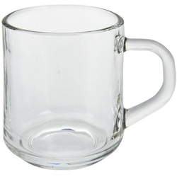 Kaffeebecher 3tlg. Glas Transparent Klar
