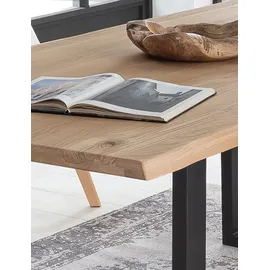 SIT Möbel TABLES & CO Esszimmertisch Metall/Wildeiche geölt - Antikschwarz