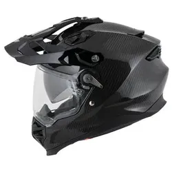 Scorpion ADF-9000 Carbon Integral- und Cross Helm schwarz, L