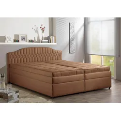 Polsterbett MAINTAL, braun (cappuccino), B:210cm, Betten