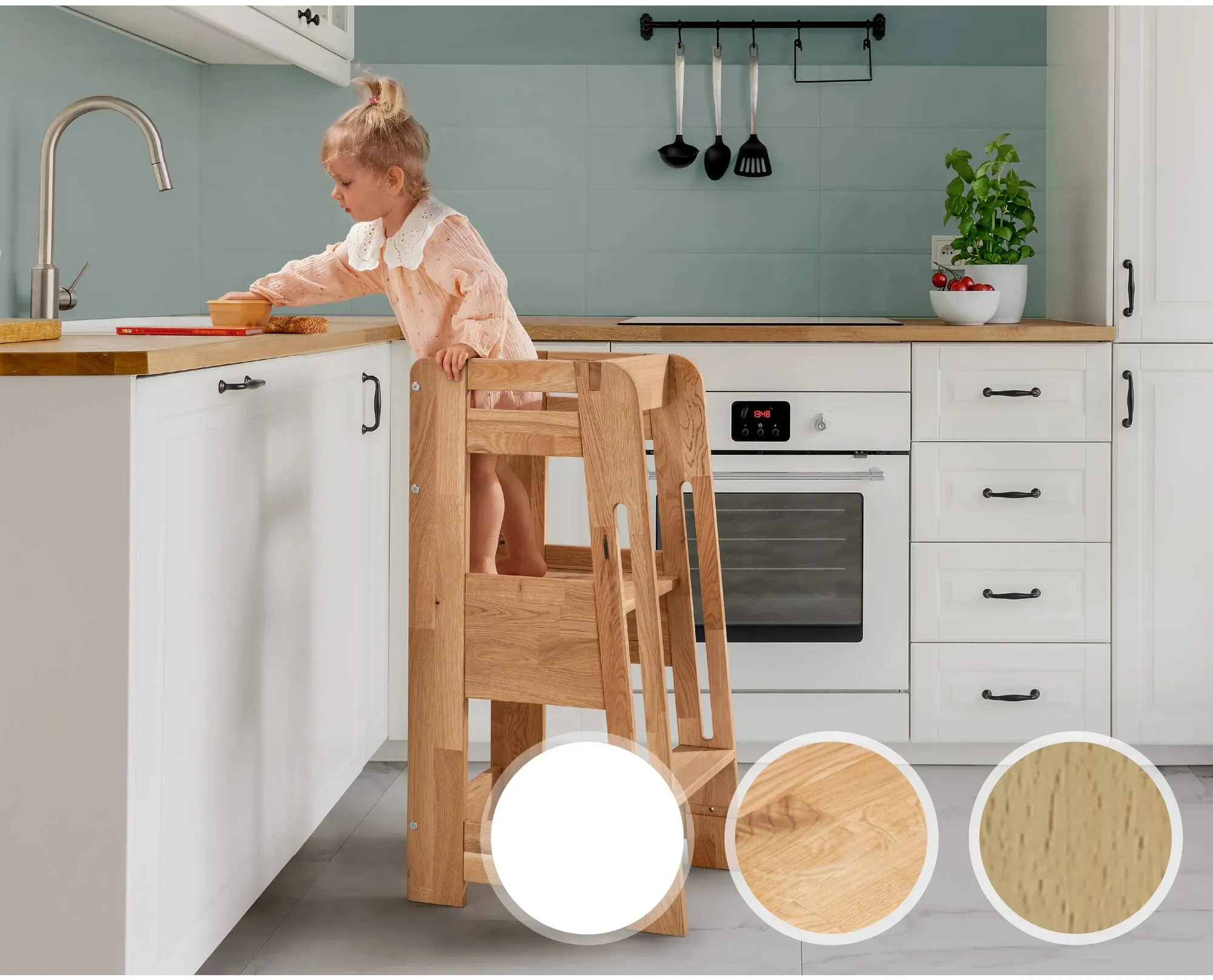 INFANSKIDS »Lernturm« Buche massiv geölt