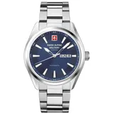 Swiss Alpine Military by Grovana Herrenuhr mit Edelstahlband ETA 2836-2 Automatik Saphirglas 10 ATM DayDate 7090.2135SAM