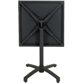 Garden Pleasure Treviso Klapptisch 70 x 70 cm anthrazit
