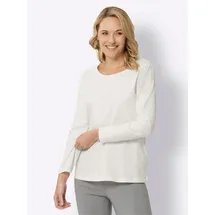 Sieh an! Langarm-Shirt in ecru | Gr.: 50