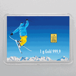 Goldbarren 1g Für alle Fälle/Sport (Flip)