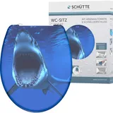 Schütte WC-Sitz Shark mit Absenkautomatik Schnellverschluss