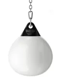 Costway Ø45 cm Wasserboxsack, Boxing Punching Bag mit Verstellbarer Metallkette, Sicherheitsschnallen & Wasserschlauch, Punchingsack für Erwachsene & Kinder Schwarz)