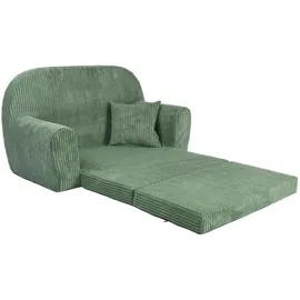 FORTISLINE Kindersofa Rosalia Mini 78 x 45 x 40 cm Textil hellgrün
