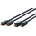 Clicktronic Stereo Audiokabel 2x Cinch-Stecker > 2x Cinch-Stecker 1,0m (70377)