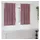 vidaXL Verdunkelungsvorhänge 2 pcs Dunkelrosa 140 x 140 cm