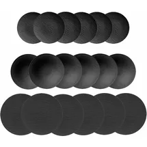 Villeroy & Boch Manufacture Rock Kombiservice 18-tlg. schwarz