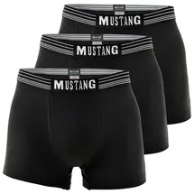 Mustang Boxershorts True Denim schwarz XXL 3er Pack