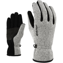 Ziener IMAGIO glove multisport Freizeit- / Funktions- / Outdoor-Handschuhe | atmungsaktiv, gestrickt, grau (grey melange), 6