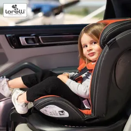 Lorelli Kindersitz Estate i-Size 40-150cm, Isofix Stützbein, Sitz 360 drehbar, grün