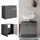 Vicco Waschbeckenunterschrank FREDDY anthrazit hochglanz Unterschrank Badschrank