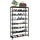 VCM Taliro 90 x 152 x 30 cm schwarz / eiche