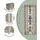fif Möbel Eckvitrine TRIO 172 x 0 x 0 cm Braun